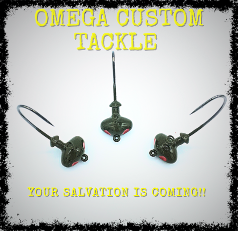 The Salvation is the latest bait from Omega Custom Tackle this. The skirt collar allows you to combine your favorite skirt with your go to compact trailer. We are prepping our inventory and expect this to be available very soon!!