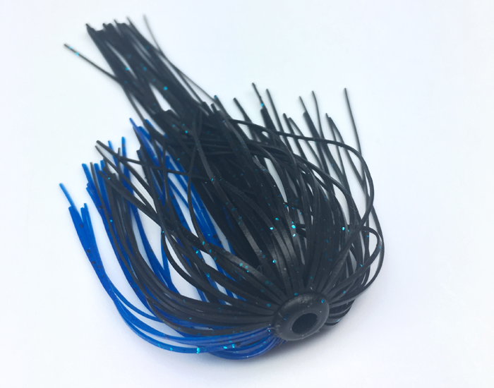 5-Pack Silicone Skirts For Spinnerbaits & Buzzbaits - Black/Red #5-9155, 5" Long Fishing Tackle 5-Pack Silicone Skirts For Spinnerbaits & Buzzbaits - Black/Red #5-9155, 5" Long Fishing Tackle
