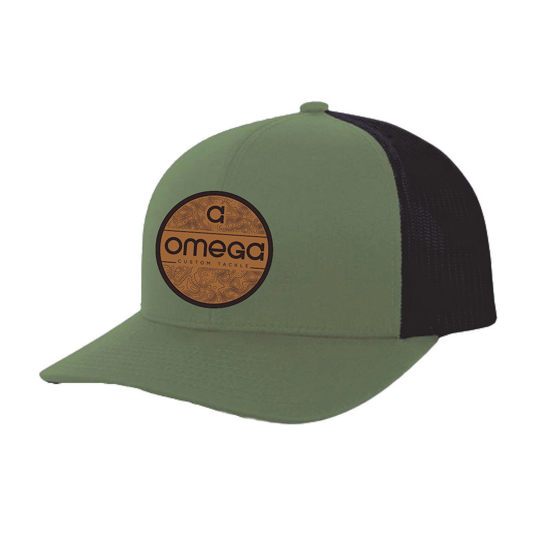 Omega Custom Tackle - Leather Patch Hat